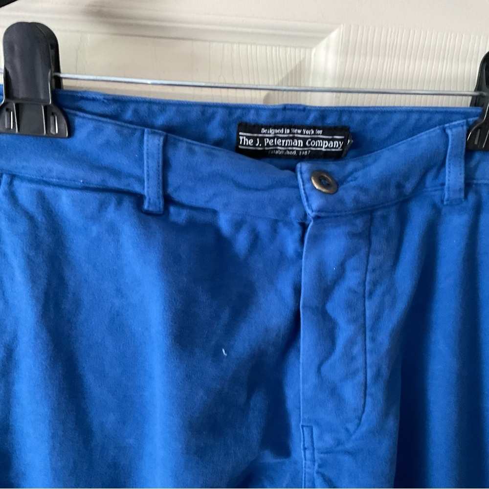 J. Peterman Blue Flare & Wide Leg Jeans